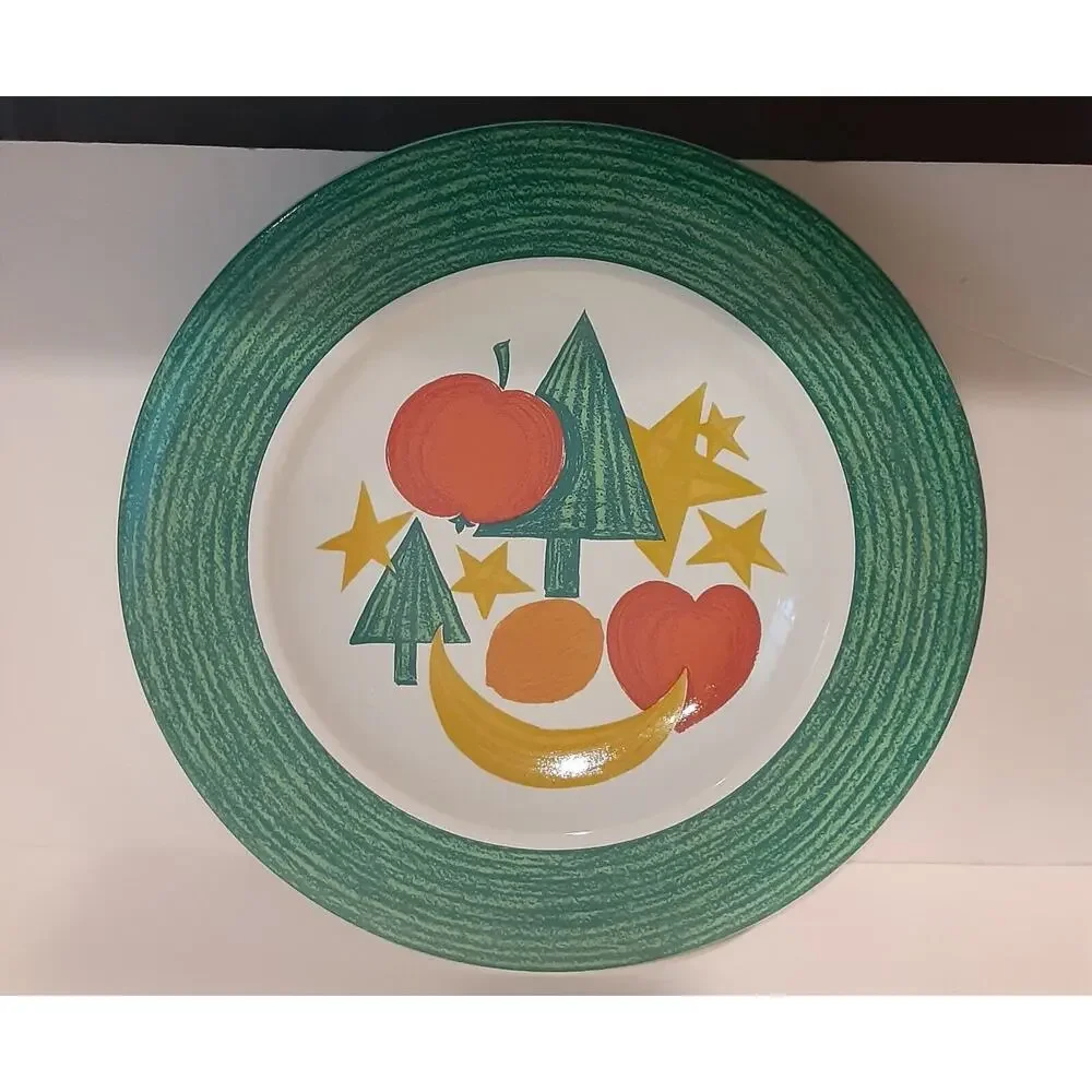 Vintage West Germany Hand Painted Serving Dish 11.75